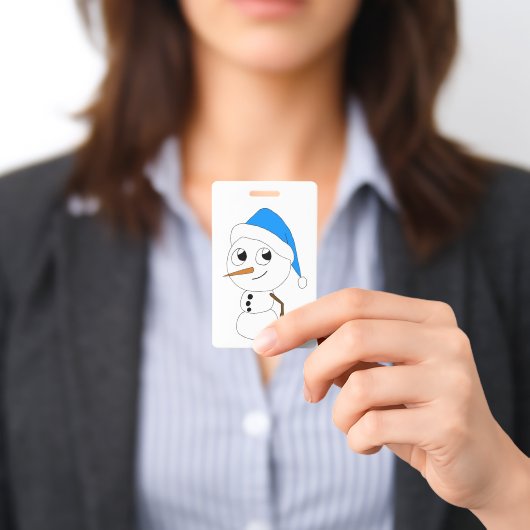 ein Chibi-Schneemann Ausweis (Präsentiert)