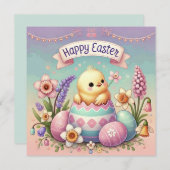 Ein Chicky Oaster Einladung (Vorne/Hinten)