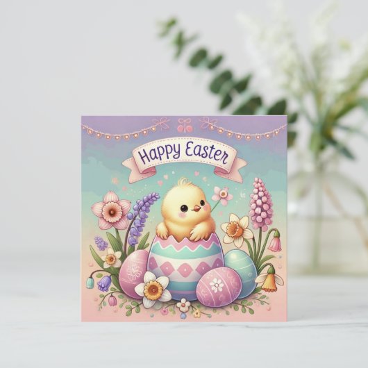 Ein Chicky Oaster Einladung (Stehend Vorderseite)