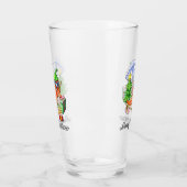 Ein Chili frohe Weihnachten unter Sonnenschirm und Glas (Links)