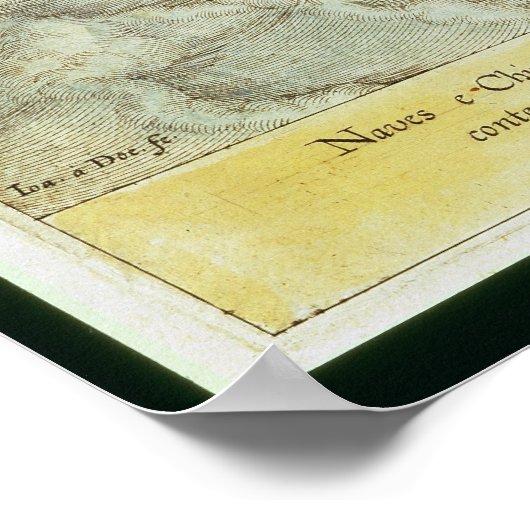 Ein chinesischer Junk Poster (Ecke)