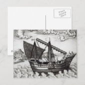 Ein chinesischer Junk Postkarte (Vorne/Hinten)