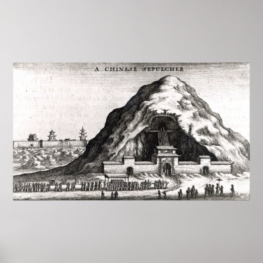Ein chinesischer Sepulcher, 1669 Poster (Vorne)