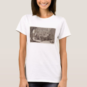 Ein chinesisches Kalligraphie-Geschäft, von einem T-Shirt