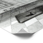 Ein chinesisches Skript Poster (Ecke)