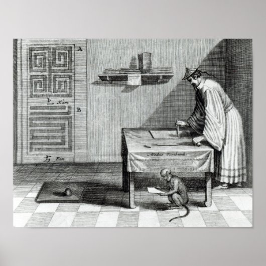 Ein chinesisches Skript Poster (Vorne)