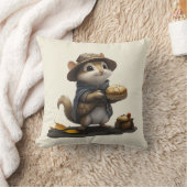 Ein Chipmunk vom alten Block Kissen (Decke)