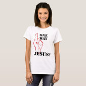 Ein christlicher Geschenkentwurf Weise Jesuss T-Shirt (Vorne ganz)