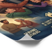 Ein christlicher Mann Poster (Ecke)