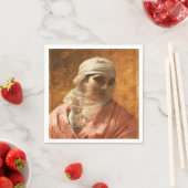 Ein Cirkassian von Frederick Arthur Bridgman, Art Serviette (Beispiel)