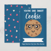 Ein cleverer Cookie - Valentinstag im Kinderklasse Mitteilungskarte (Vorne/Hinten)