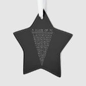Ein cleverer Pi-Slice Ornament (Vorderseite)