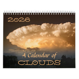 Ein Clouds-Kalender für 2025 mit Zitaten und Besch Kalender