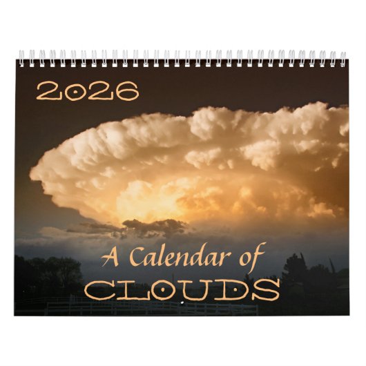 Ein Clouds-Kalender für 2025 mit Zitaten und Besch Kalender (Titelbild)
