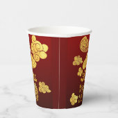 Ein Clouds-Tiger-Papier-geschnitten Chinesisch Neu Pappbecher (Rechts)