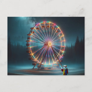 Ein Clown begrüßt Postkarte