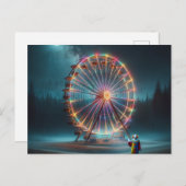 Ein Clown begrüßt Postkarte (Vorne/Hinten)