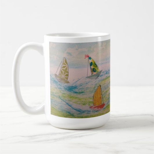Ein Clown-Hutsegler Kaffeetasse (Links)