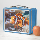 Ein Clownfisch Metall Brotdose (Beispiel)