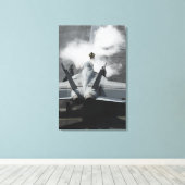 Ein Cockpit signalisiert eine F/A-18F Leinwanddruck (Insitu (Holzboden))