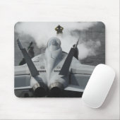 Ein Cockpit signalisiert eine F/A-18F Mousepad (Mit Mouse)