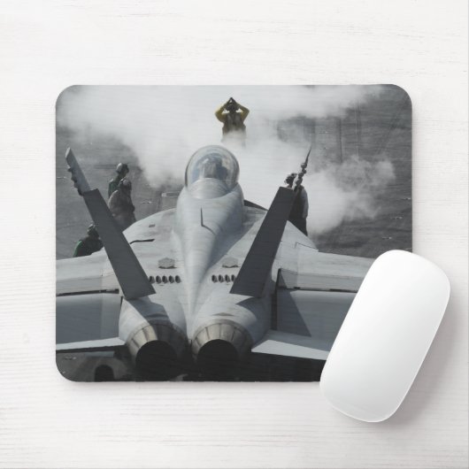 Ein Cockpit signalisiert eine F/A-18F Mousepad (Mit Mouse)
