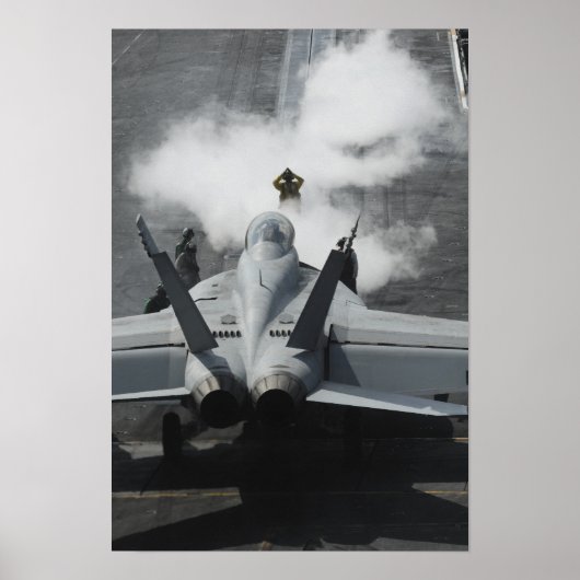 Ein Cockpit signalisiert eine F/A-18F Poster (Vorne)