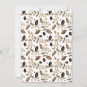 Ein Coffee Baby ist das Brennen von Baby Dusche Ei Dankeskarte (Rückseite)