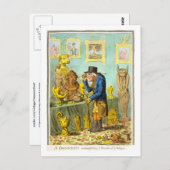 Ein Cognocenti, der darüber nachdenkt Postkarte (Vorne/Hinten)