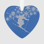 Ein Colorado Weihnachtsschneeflocke Ornament (Vorderseite)