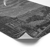 Ein Comet von Jules Verne Poster (Ecke)