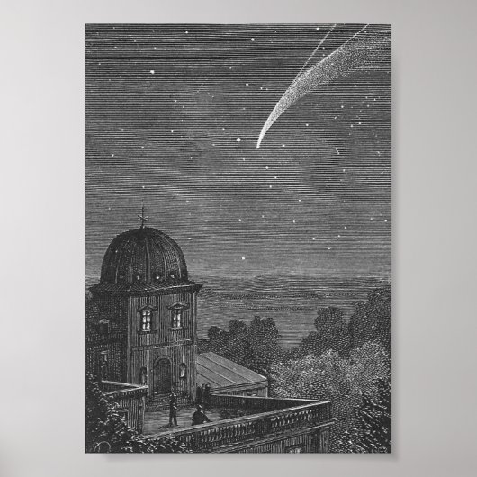 Ein Comet von Jules Verne Poster (Vorne)