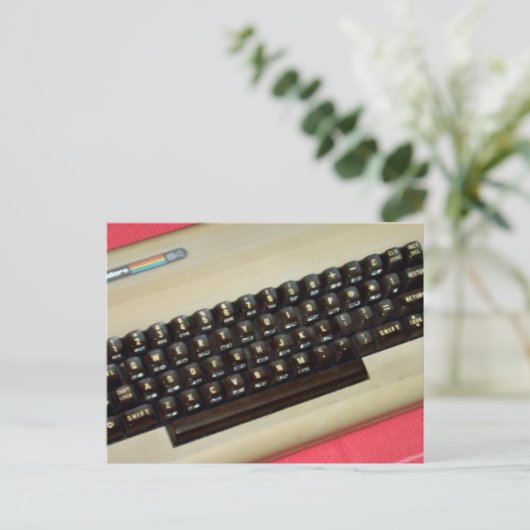 Ein Commodore 64 8-Bit-Zuhause Postkarte (Stehend Vorderseite)