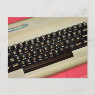 Ein Commodore 64 8-Bit-Zuhause Postkarte