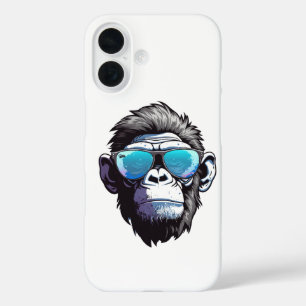 Ein cooler Affe iPhone 16 Fall Hülle