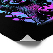 Ein Cooler Bowling mit Blitzschlag Poster (Ecke)