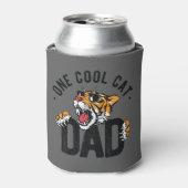 Ein Cooler Cat Vater Koozie Dosenkühler (Kanne Vorderseite)