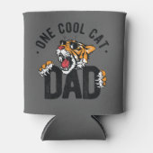 Ein Cooler Cat Vater Koozie Dosenkühler (Vorderseite)