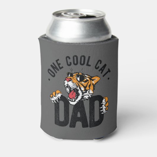 Ein Cooler Cat Vater Koozie Dosenkühler (Kanne Rückseite)