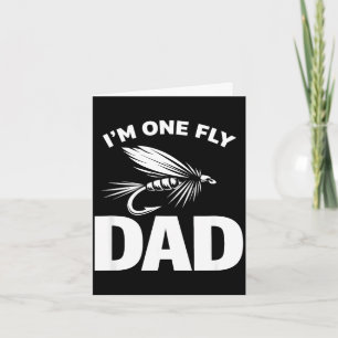 Ein cooler Dad lustiger Angeln Minimalist Vater-Ta Karte