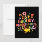 Ein cooler Kindergartenlehrer Postkarte (Vorne/Hinten)