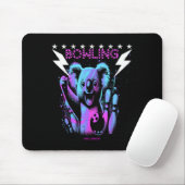 Ein Cooler Koala-Bären-Bowling mit Blitzschlag Mousepad (Mit Mouse)