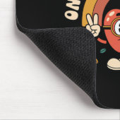 Ein cooler Lehrer Retro Apple Zurück zur Schule Mousepad (Ecke)