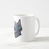 Ein cooler Musikhund Kaffeetasse (VorderseiteRechts)