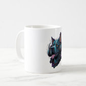 Ein cooler Musikhund Kaffeetasse (Vorderseite Links)