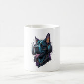 Ein cooler Musikhund Kaffeetasse (Mittel)