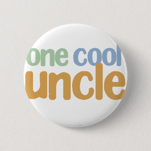 Ein cooler Onkel T-Shirt Button (Vorderseite)