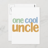Ein Cooler Onkel-T - Shirt Postkarte (Vorne/Hinten)
