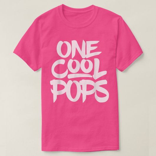 Ein Cooler Pop Großvater Vater Geschenk T-Shirt (Design vorne)