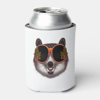 Ein Cooler Tanuki mit Verzierter Sonnenbrille Dosenkühler